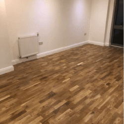 Some of the apartments, we carried out the installation of OAK NATURAL MAT 3S 5G 24 Finnish engineered wooden floorings.