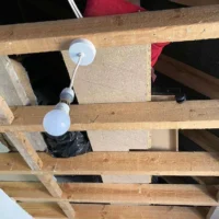 New loft joists installed